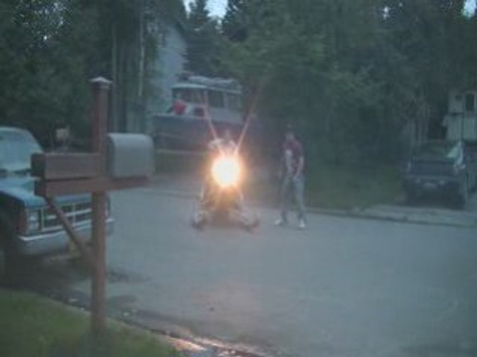 Mikey Drunk Street Snowmachining