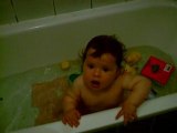 maelle dans le bain