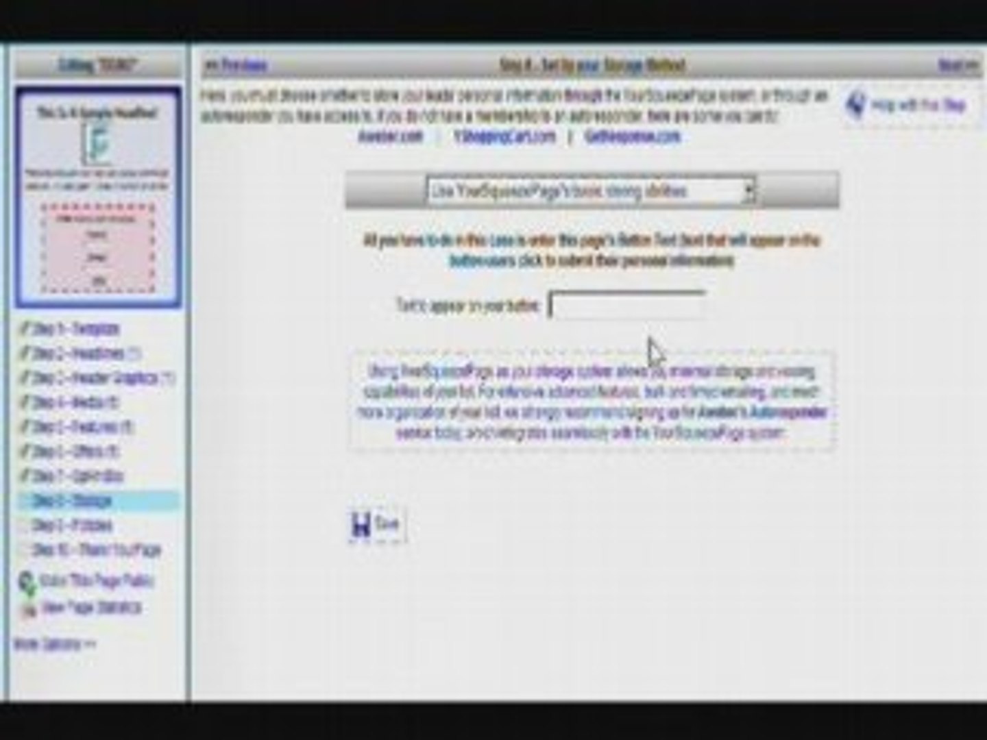 ⁣How to make a squeeze or capture web page