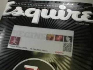 Le magazine Esquire et sa couverture animée