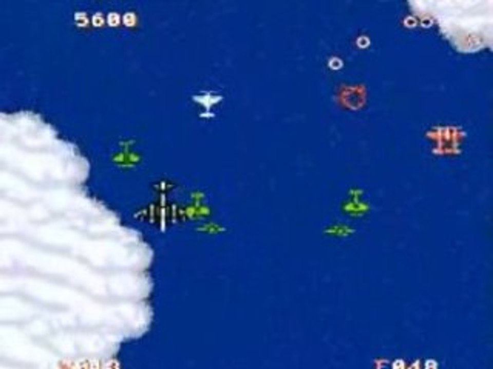 NES 1943 preboss music + gameplay