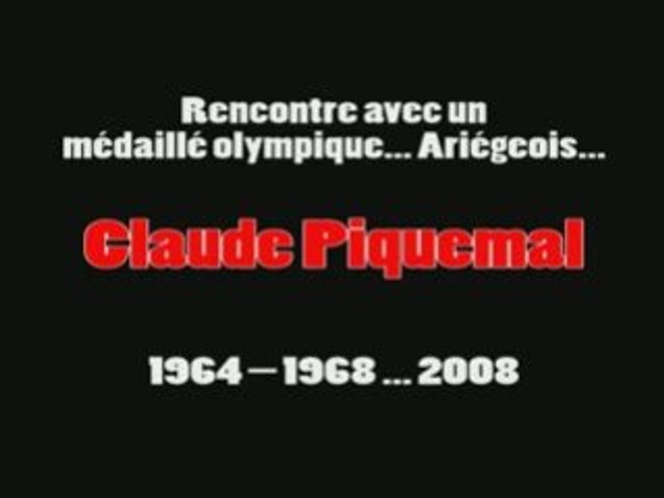 Rencontre avec Claude Piquemal Vidéo Dailymotion