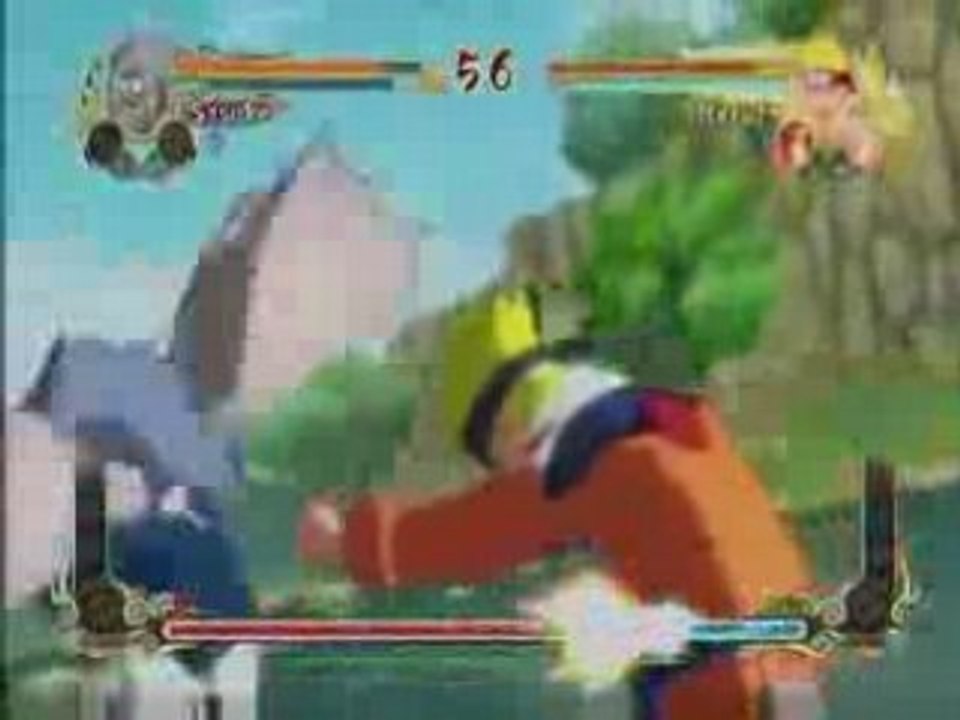 Naruto Ultimate Ninja Storm sasuke maudit vs naruto