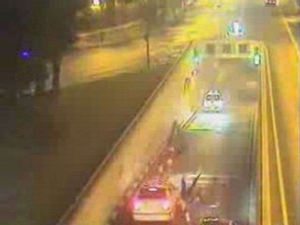 Course poursuite moto vs police - crash accident