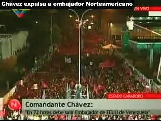Chavez expulsa embajador norteamericano