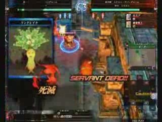 Lord of Vermilion gameplay: Yuuki vs. Uehara