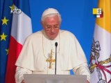 Discours de Benoît XVI à l'Elysée