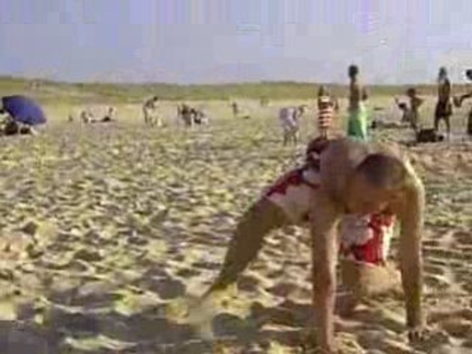 combat sur la plage