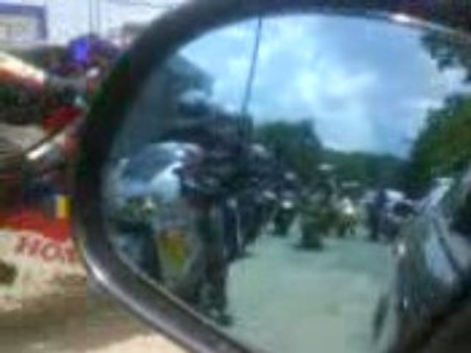 Départ du GP moto 2008