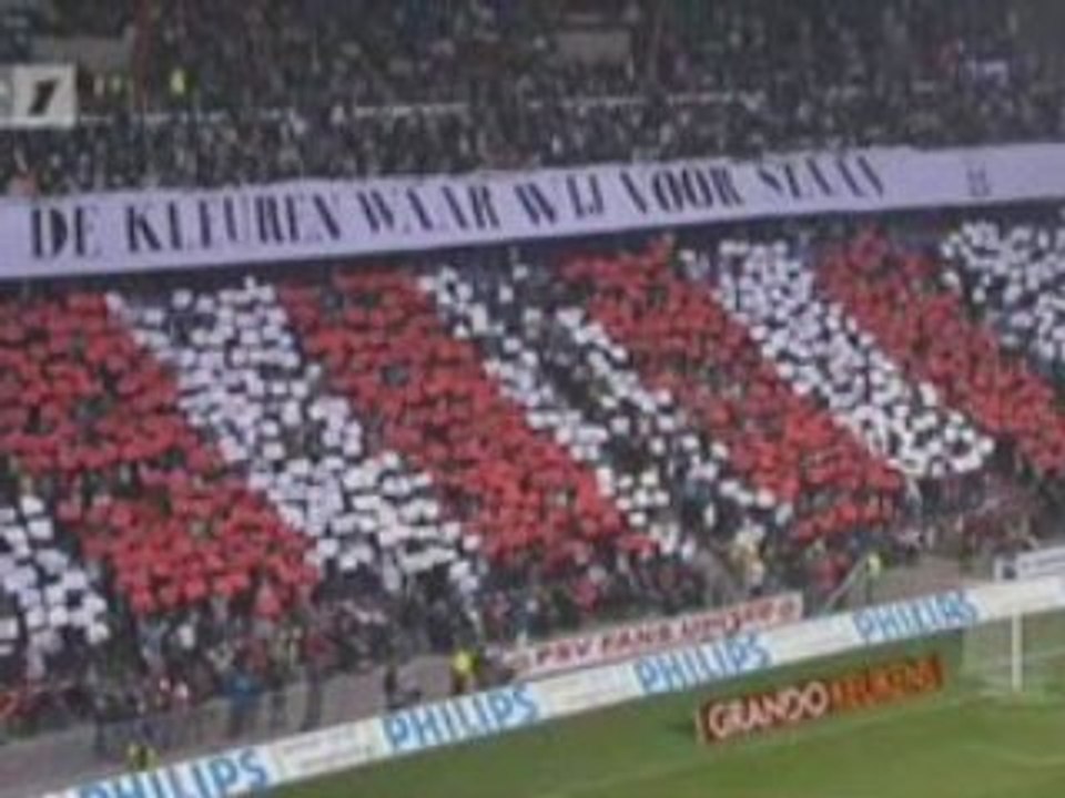 Beelden sfeeractie psv - sparta