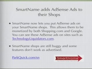 Domain Parking September-October 2008