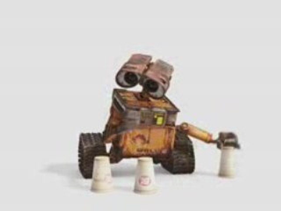 Wall-E Hütchenspiel