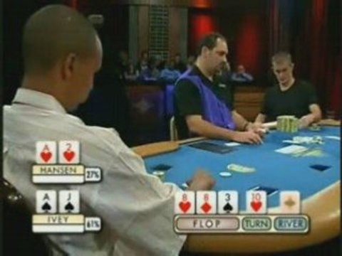 Phil Ivey BEATS Gus Hansen ... or does he?