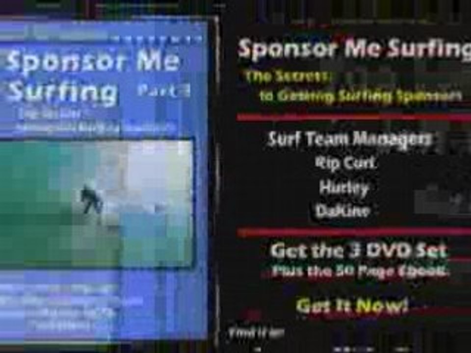 Sponsor Me Surfing Trailer