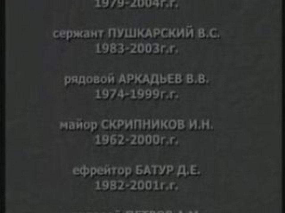 (хроники войны в Чечне 1994-2004)-3