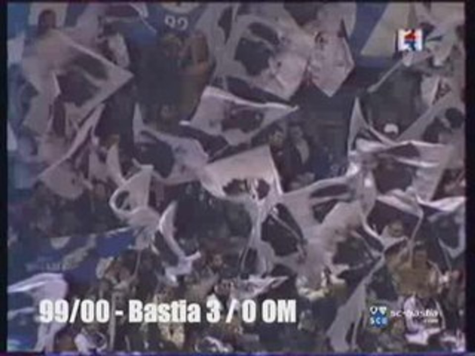 Sc Bastia / Olympique Marseille depuis 1996