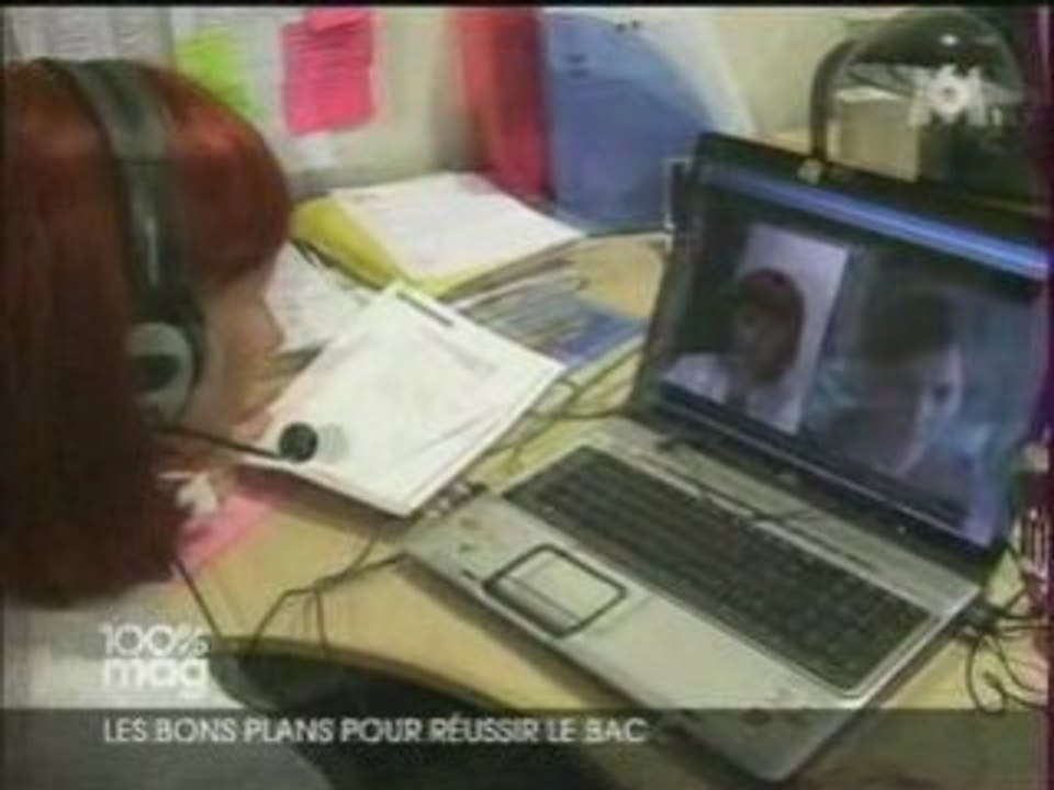 Cours de maths en vidéoconférence