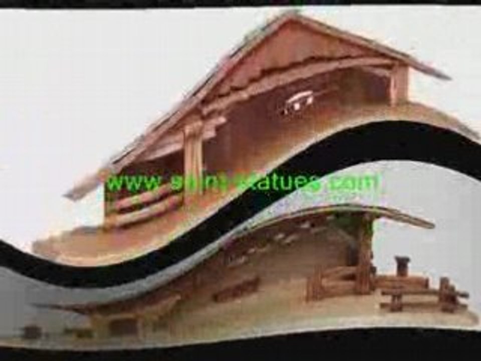 Christmas manger nativity wooden & handcrafted!