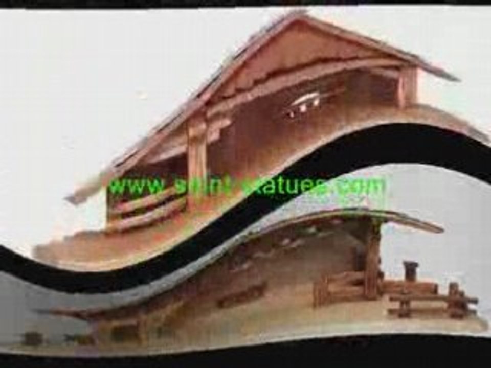 Nativity stables wooden & handcrafted!