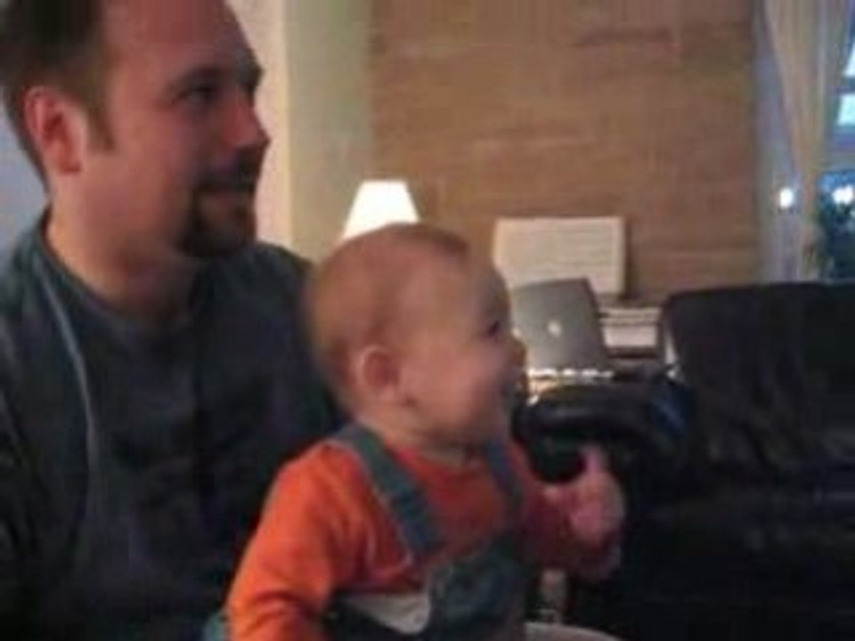 comment la wii peut faire rire un bébé