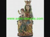 statue of virgin mary wooden, carved & handcrafted!