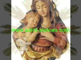 statue of our lady wooden, carved & handcrafted!