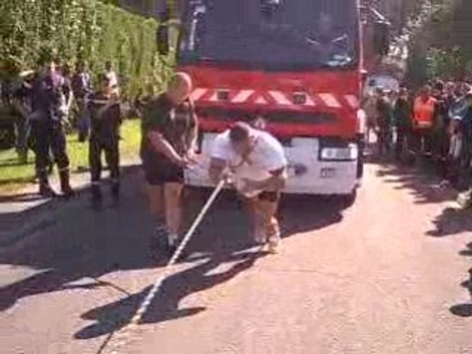 Fabrice barbier,tirage de camion de pomier,15t