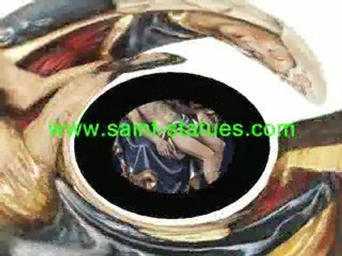 pieta statues wooden, carved & handcrafted!