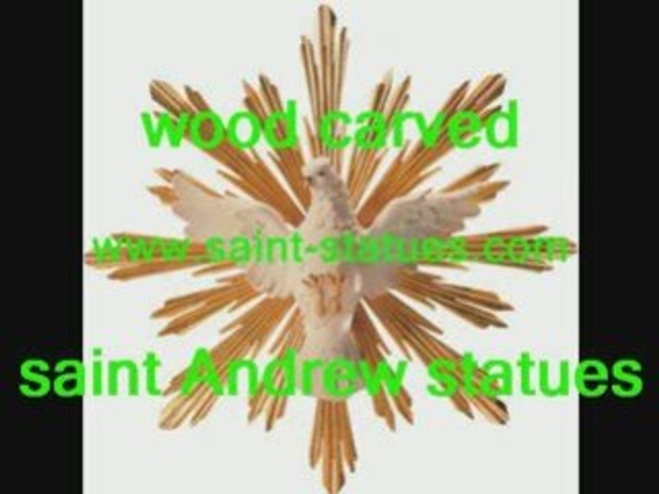 st. andrew statues wooden, carved & handcrafted!
