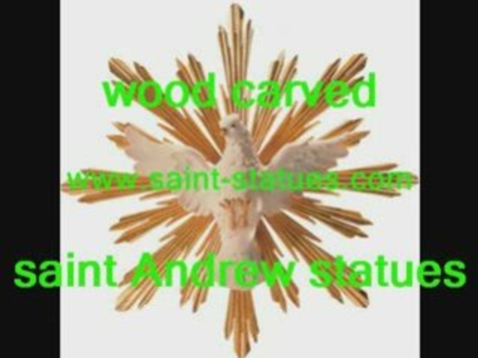 statue of st. anna wooden, carved & handcrafted!