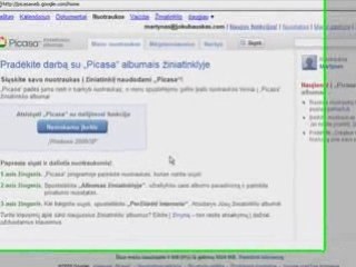 Kaip gauti ir naudotis Picasa foto albumais