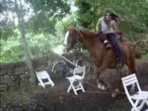 saut en amazone à cru avec Otto