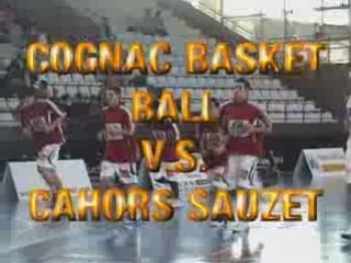 COGNAC BASKET BALL vs CAHORS