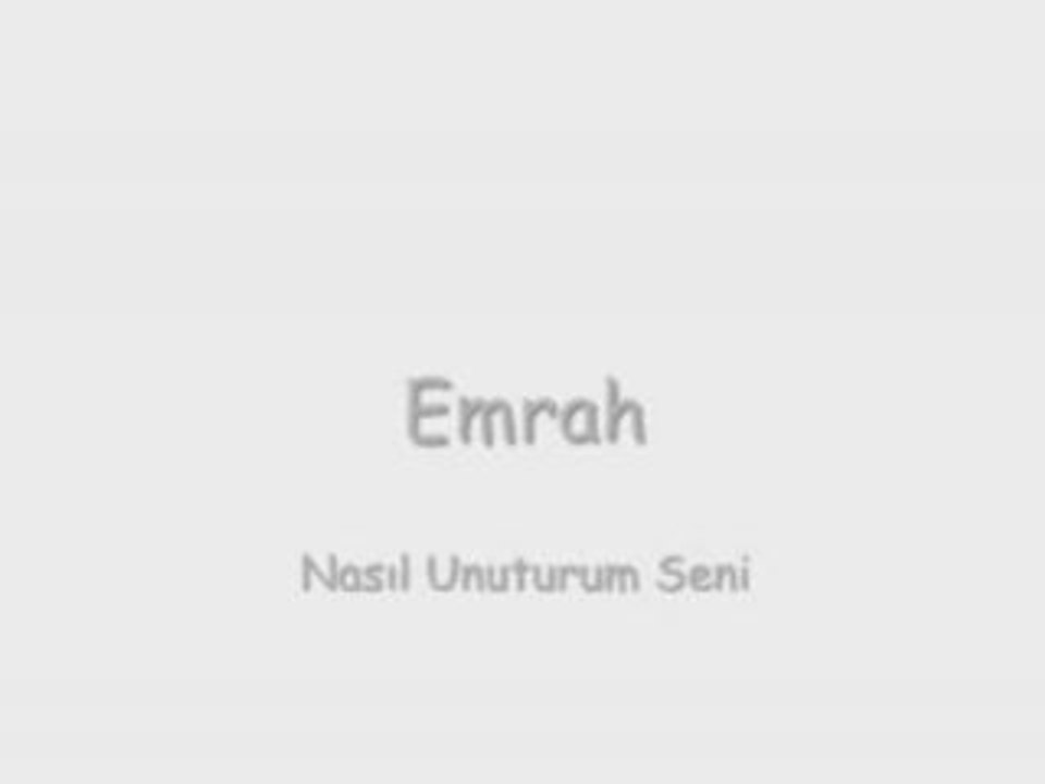 Emrah - Nasıl Unuturum Seni by AkR3P