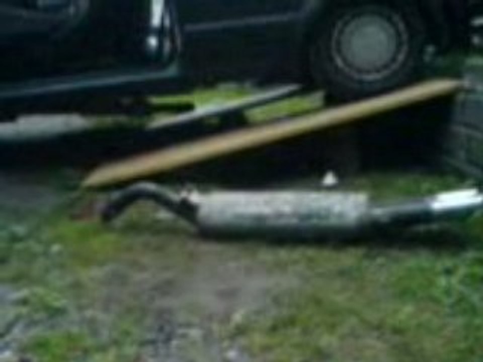 Vw Golf 2 gti 16 echappement tube