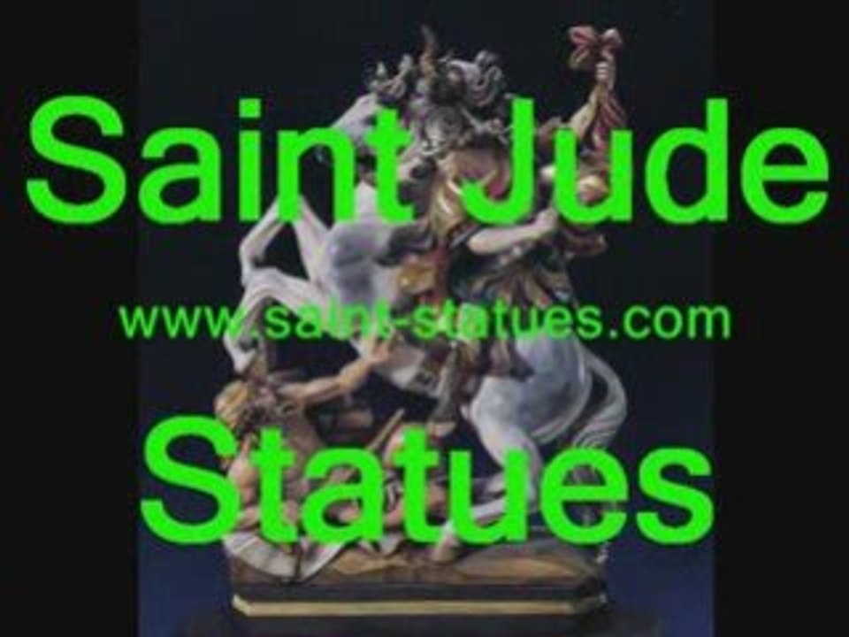 saint jude statues wooden, carved & handcrafted!