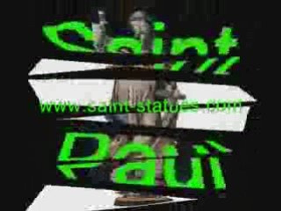 st. paul statues wooden, carved & handcrafted!