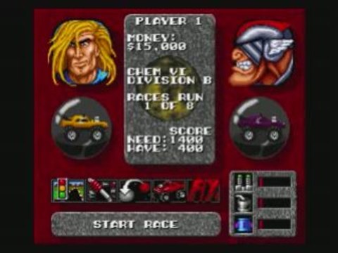 Rock and Roll Racing TEST