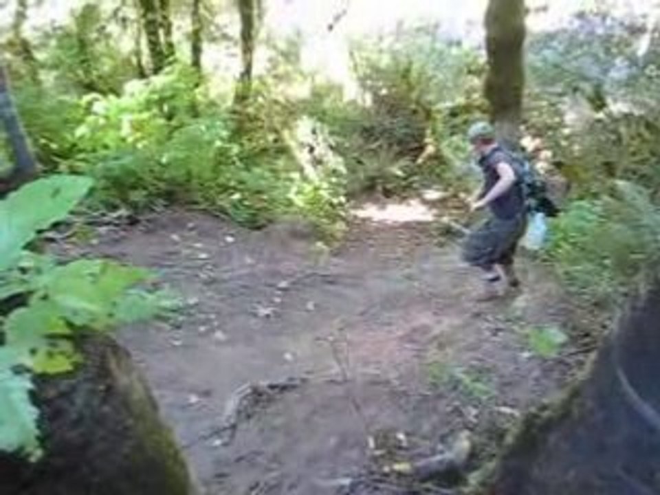 walking in