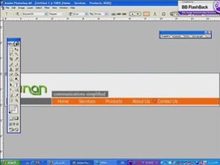 How to Make Initial Design for Website in Photoshop - Part2