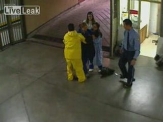 Colombian Woman Almost Killed By Hydraulic Gate