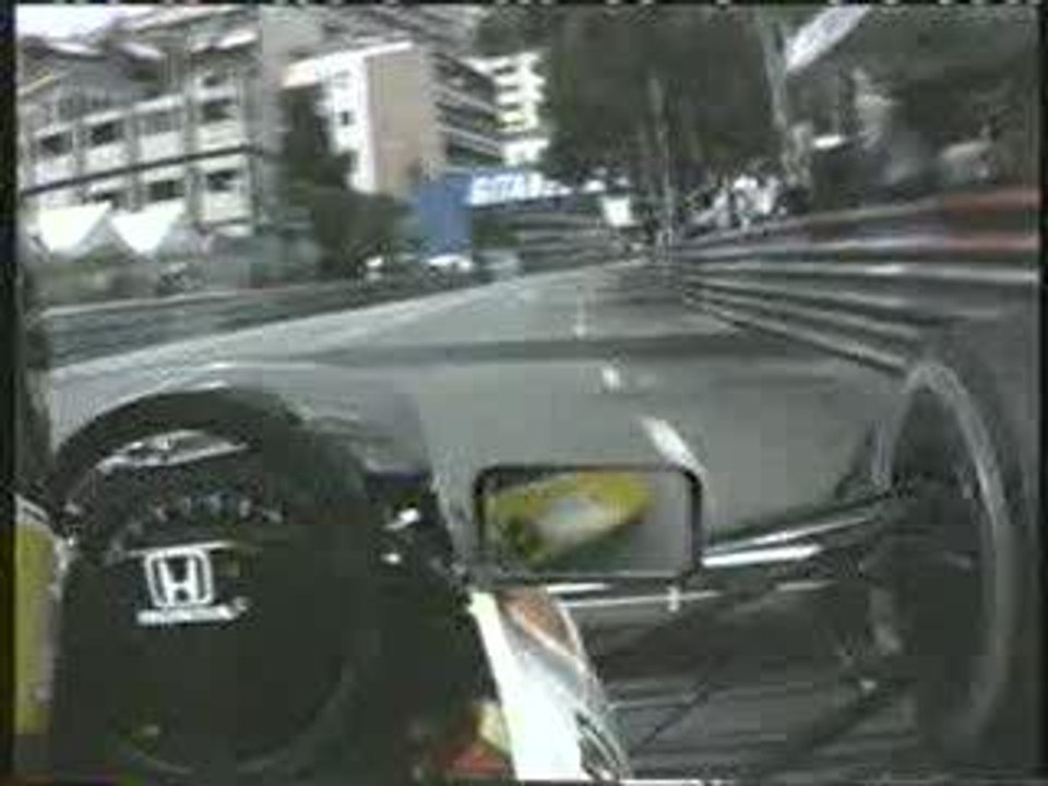 Caméra embarquée Senna - Monaco(1991)