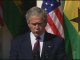 George W Bush talks after the collapse of Lehman Brothers