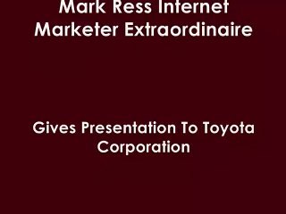 Toyota Body Parts-Mark Ress-Toyota Body Parts