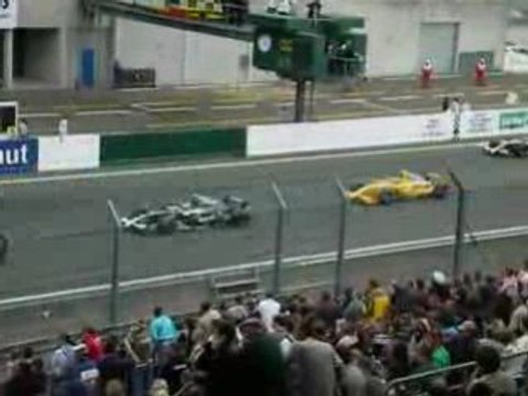 Départ Formula Renault 3.5 - World Series Le Mans 2008