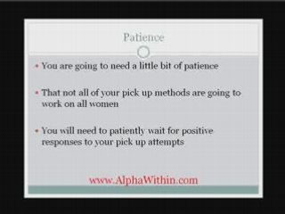 The 'P' Principles in Attracting Women