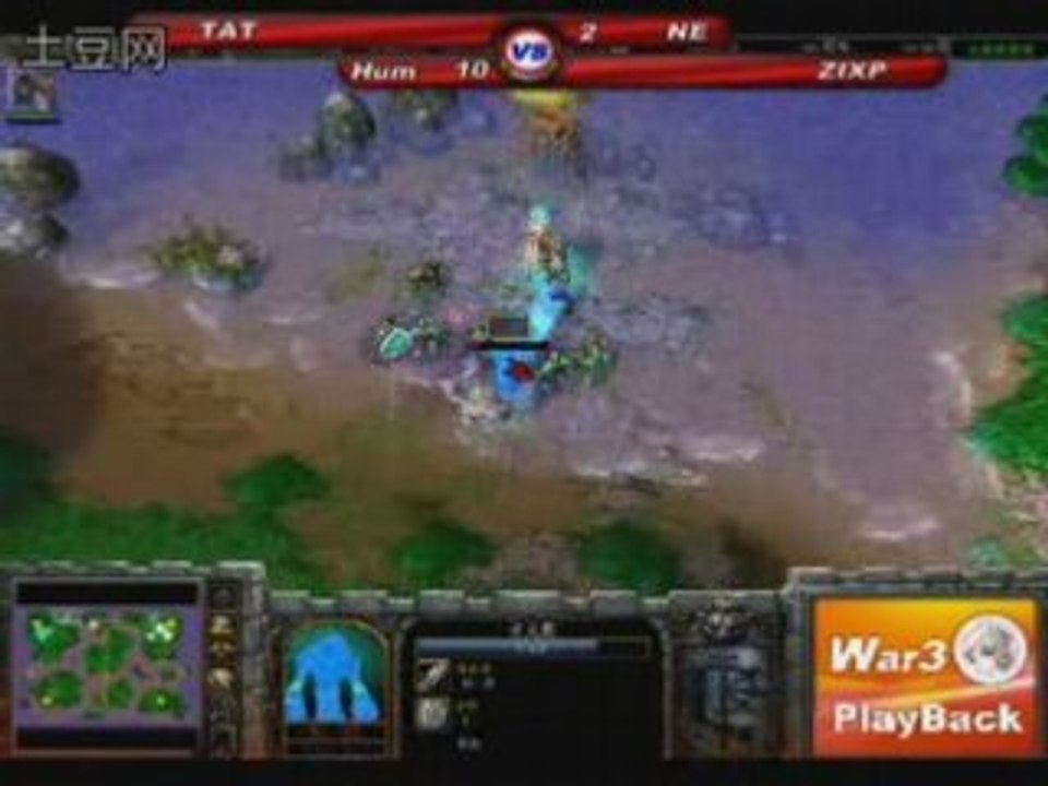 20080914【魔兽】T仔 vs zixp