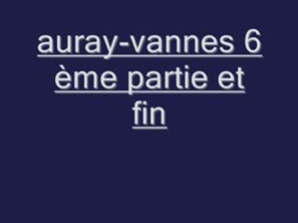 semie-marathon auray vannes 2008  6 ème  partie