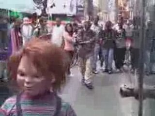 Chucky dans les rues de New York