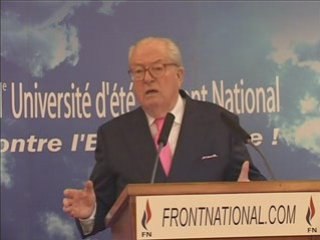 Jean marie Le Pen Université d'été Evian 2008 3/3